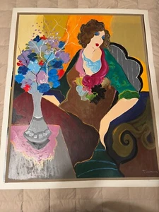 Itzchak Tarkay “Nichole” Signed and numbered 210/350 - Picture 1 of 6