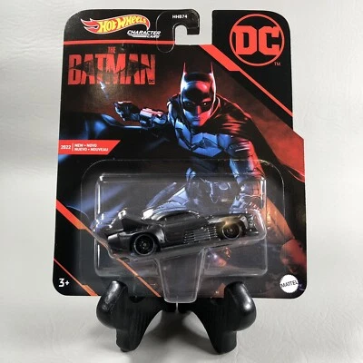 2022 Hot Wheels Character Cars  DC Comics The Batman BATMOBILE 1:64 Scale NEW - Image 1 of 4