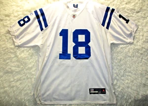 Peyton Manning Indianapolis Colts Jersey Reebok Men's Size 54 Stitched Jersey 18 - Picture 1 of 17