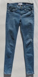 199 $ FRAME Alverstone Distressed Denim Le Skinny De Jeanne Jeans Gr. USA 25 0 XS - Bild 1 von 5