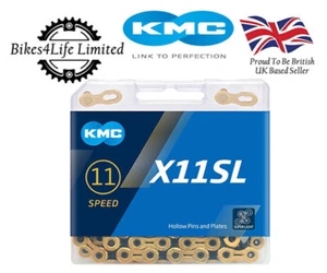 KMC Chain X11SL Bicycle 242g 11 Speed SUPER LIGHT Road MTB Mountain Bike X11-SL - Picture 1 of 1