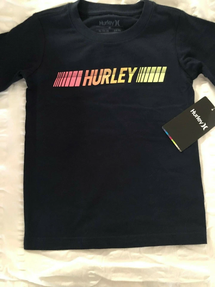 Camiseta Hurley Niño Pequeño, Camiseta 2T Azul Marino Surf s/s Foto 1 de 1
