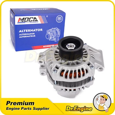 Новый генератор переменного тока для 02-06 Acura RSX Honda CR-V 90A 12V CW 7-канавочный шкив - Изображение 1 из 4