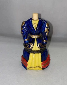 Sammlerstück Porzellan Keramik Kleid Schaufensterpuppe aufklappbar Schmuckschatulle - Bild 1 von 4