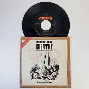 Big Country "Fields Of Fire" 45 Vg+ Tested Picture Sleeve Poster - Picture 1 of 10