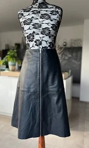 NEU! MUUBAA Reg.€415,- Designer Lederrock Rock Schafsleder Naappaleder A-Linie - Bild 1 von 4