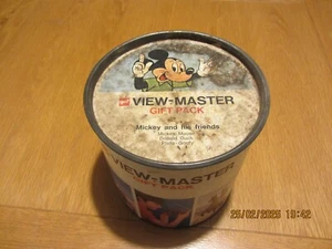RARE VIEW-MASTER GIFT PACK : DISNEY - MICKEY & FRIENDS (7 DISCS) + STAR TREK !!! - Picture 1 of 16