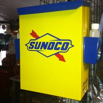 SUNOCO AÑOS 50 GASOLINERA TOALLERO CAJA DISPENSADOR NUEVO Foto 1 de 3