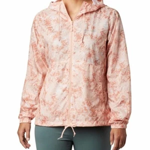 COLUMBIA Women’s XS Pink Camo Printed Windbreaker - Picture 1 of 7
