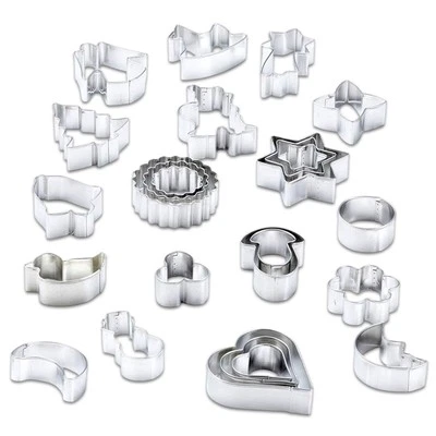 KAISER 25x Kekse Ausstechformen Stern Ente Pilz Mond Herz Nikolaus Engel Pferd.. - Bild 1 von 4