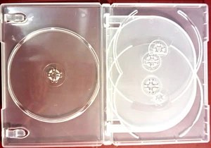 4 x DVD Cover Case - Holds 5 Discs - Clear - Afbeelding 1 van 1