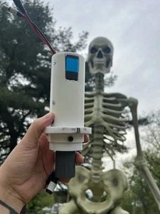 12’ Skeleton Head Turning Module Motorized Accessory For Home Depot Skelly - Picture 1 of 10