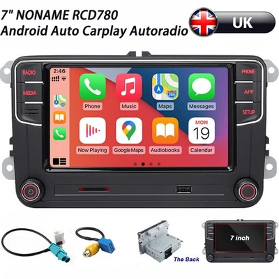UNBAND 7" NONAME RCD780 RCD360 RCD330 187B Android Auto Carplay Autoradio For VW Golf