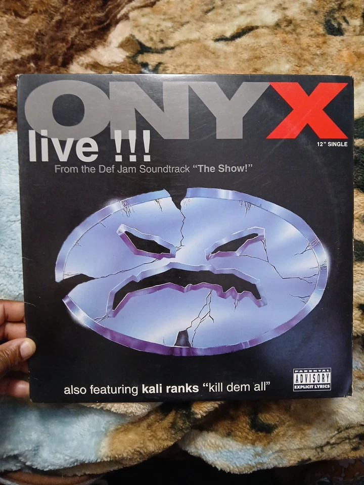 Onyx: Live!!! - Kali Ranks: Kill Dem All 1995 12" Vinyl PROMO Single "The Show" - Image 1 of 2
