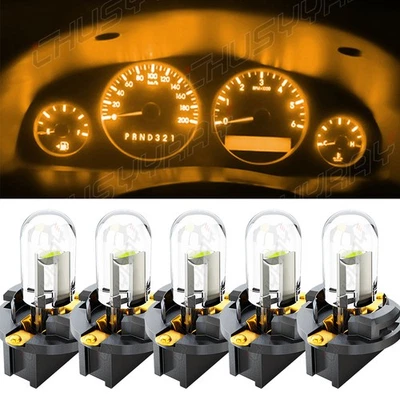 Tablero calibre luz amarilla con enchufe para Ford F100F150 F250 Bronco 1973-1979 Foto 1 de 4