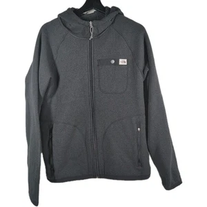 Sudadera con capucha The North Face TNF polar cremallera completa pequeña para hombre negra al aire libre - Imagen 1 de 11