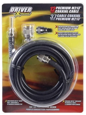 Driver Extreme DRX-1512 M213 Quantum-Flex 12 Foot Coax Cable w/ DX259 Connector - Image 1 of 2