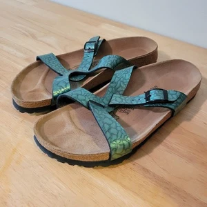BIRKIS BY BIRKENSTOCK LADIES CRISS CROSS CROC SANDALS SIZE 39 SIZE 8 US - Picture 1 of 7