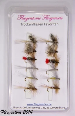 Fliegentoms Trockenfliegenset Favoriten - Bild 1 von 2