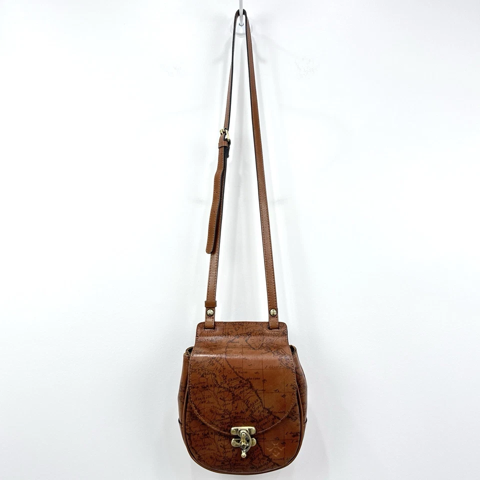 Bolso Bandolera Patricia Nash Rocca Viaje Firma Mapa Cuero Boho Foto 1 de 4