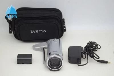 JVC Everio GZ-E220 Digital Video Camera Camcorder Silver w/ Case #251030i - Image 1 of 4