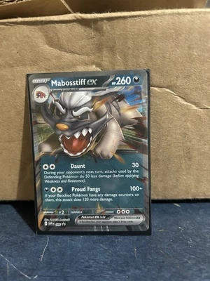 Mabosstiff ex 086 Sv: Scarlet & Violet Promo Cards Holo | Pokemon Card - Image 1 of 2