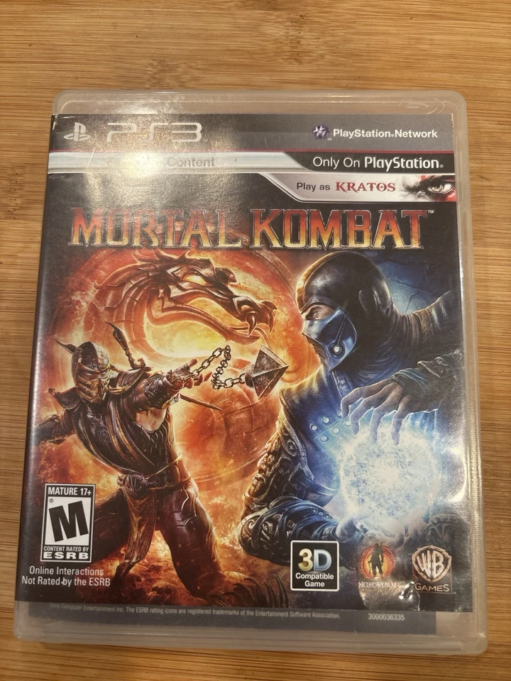 Mortal Kombat (PS3, 2011) Complete w/ Manual – Tested, Light - Image 1 of 4