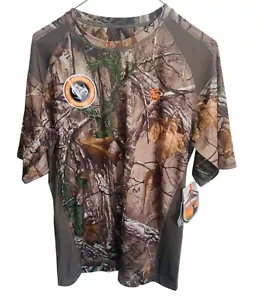 Game Winner Mens Realtree Max-5 Camo Short Sleeve Shirt Hunting Dri Fit Size S - Picture 1 of 7