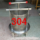 one 304# Stainless Steel Household Manual Honey Press Wax Press Beekeeping Tool