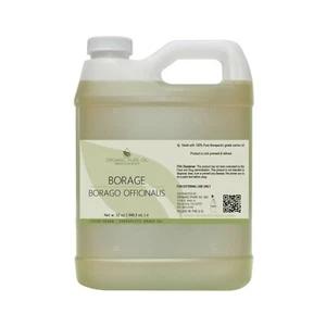 Borage oil 100% pure organic source 33 oz cold pressed seeds DIY bulk carrier - Picture 1 of 1