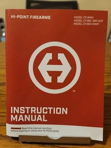 Hi-Point Pistolen Bedienungsanleitung - Bild 1 von 2