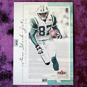 Laveranues Coles 2001 Fleer Genuine RC #36 MINT Jets Rookie Jersey FSU Legendsđź’™ - Picture 1 of 2