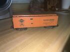 AMERICAN FLYER 802 S SCALE/GAUGE ILLINOIS CENTRAL IC 802 ORANGE REEFER BOXCAR