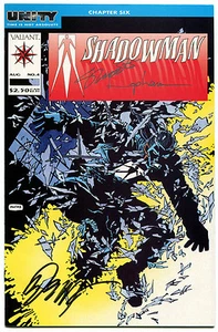 SHADOWMAN 4 (9.4) AUTO/ SHOOTER & LAPHAM & LAYTON MIT COA-VALIANT (S004) - Bild 1 von 2