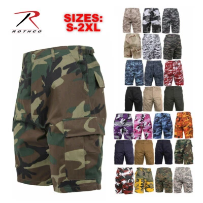 Rothco Military Camo & Solid Army Fatigue Cargo BDU Combat Shorts (Choose Sizes) - Image 1 of 3