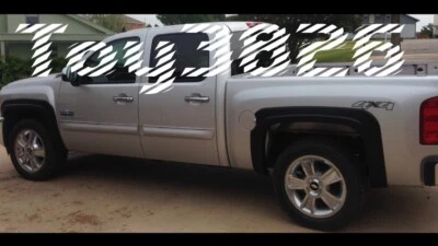 FACTORY STYLE FENDER FLARES FOR 07-13 CHEVY SILVERADO 1500 CREW CAB 4D -OPEN BOX Foto 1 de 4