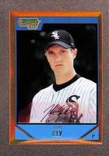 2007 Bowman Chrome Draft Picks Orange Refractor #BDPP16 John Ely /25