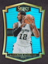 2015-16 Select Basketball Premier Light Blue Die Cut #117 LaMarcus Aldridge /199