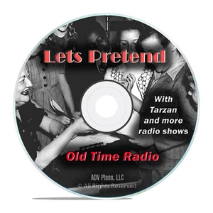 Lets Pretend, 1,173 Old Time Radio Broadcasts, Childrens and Fantasy DVD mp3 G55 - Picture 1 of 1