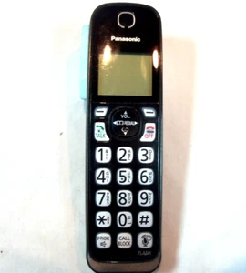 Panasonic KX-TGDA51 M Cordless Phone Handset ---- Black w/Gunmetal - Picture 1 of 3