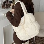 Large Capacity Puffy Shoulder Bag Soft Space Cotton Shopping Tote