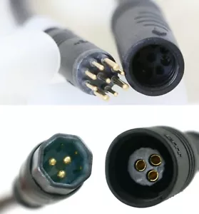E-Bike Motor Verlängerungskabel Wasserdicht 9 Pin 250W - 1kW Julet 60cm 2ft, 130cm - Bild 1 von 9