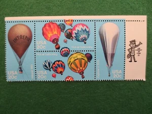 DOC Scott #2032-35 Hot Air Balloons 20¢ Block of 4 1983 MNH XF - Picture 1 of 4
