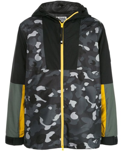 A BATHING APE (BAPE) Giacca con cappuccio mimetica A Bathing Ape Gradation Taglia L
