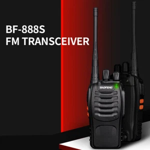 4Stück BF-888S Walkie-Talkie HandheldZwei Wege Radio Two Way Radio Schwarz Neu - Zdjęcie 1 z 14