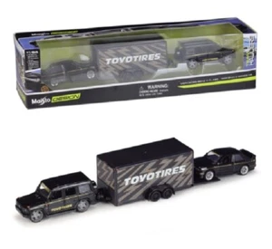 Maisto 1:64 G-Class Trailer 1988 BMW M3 Diecast Model Car - Picture 1 of 3