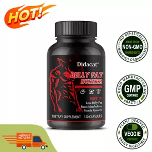 Belly Fat Burner 120 Capsules - Burn Fat, Weight Management, Detox, Weight Loss - Picture 1 of 13