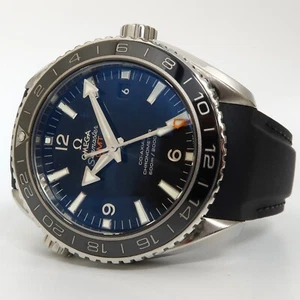 Omega Seamaster Planet Ocean GMT Black Dial Steel/Rubber 232.32.44.22.01.001 - Picture 1 of 10