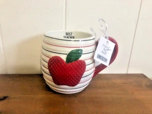 Lang BEST TEACHER EVER Mug Apple Mug Teacher Gift Apple Lovers - Picture 1 of 4