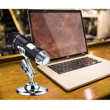 3-in-1 Digital Microscope Pocket Handheld USB 8 LED HD for Smartphone Tablet